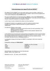 Fiche technique zinc laqué PLUS de VMZINC